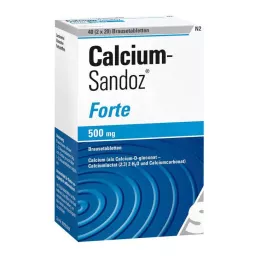 CALCIUM SANDOZ forte comprimés effervescents, 2X20 pc
