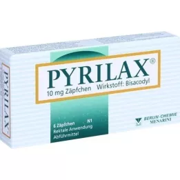 PYRILAX 10 mg Suppositoires, 6 pces