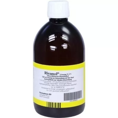 RIVANOL Solution 0,1%, 500 ml