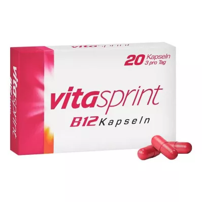 VITASPRINT Gélules de B12, 20 gélules
