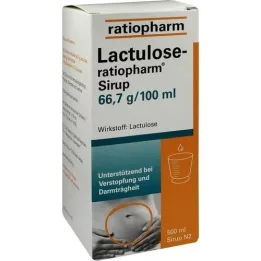 LACTULOSE-Sirop ratiopharm, 500 ml