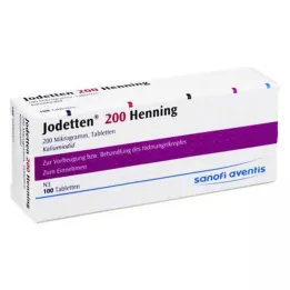 JODETTEN 200 comprimés de Henning, 100 pc