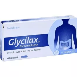 GLYCILAX Suppositoires pour adultes, 12 pces