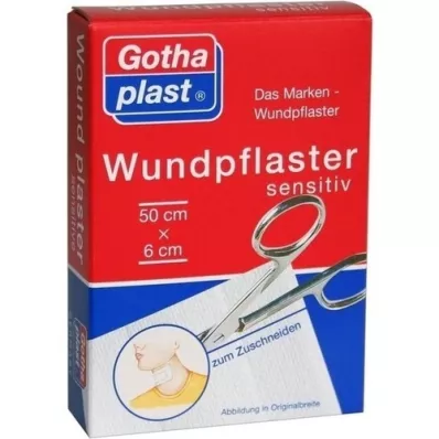 GOTHAPLAST Pansement sensitif 6 cmx0,5 m coupé, 1 pc