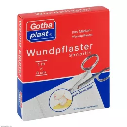 GOTHAPLAST Pansement sensitif 8 cmx1 m coupé, 1 pc