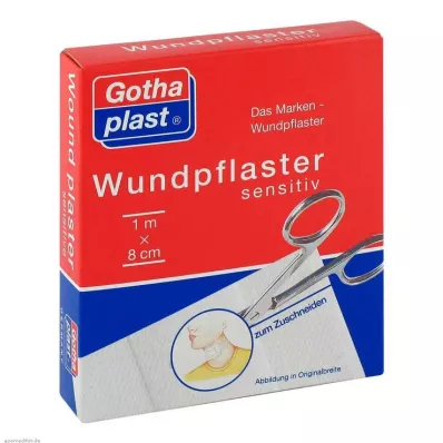 GOTHAPLAST Pansement sensitif 8 cmx1 m coupé, 1 pc