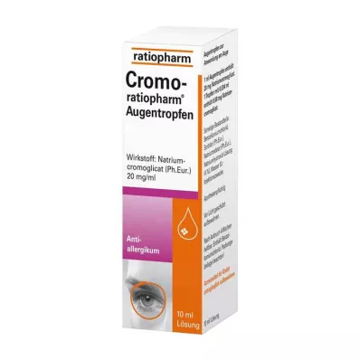 CROMO-RATIOPHARM Gouttes pour les yeux, 10 ml CROMO-RATIOPHARM Gouttes pour les yeux, 10 ml