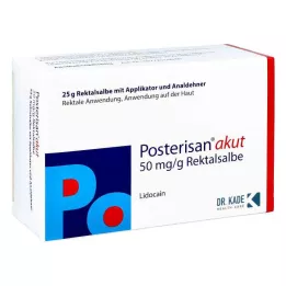 POSTERISAN Pommade Akut avec dilatateur anal, 25 g