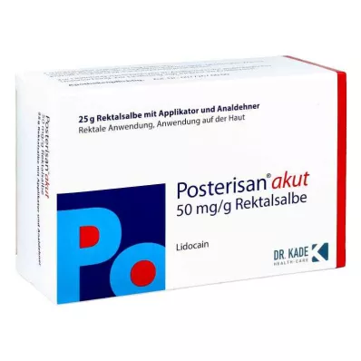 POSTERISAN Pommade Akut avec dilatateur anal, 25 g POSTERISAN Pommade Akut avec dilatateur anal, 25 g