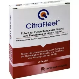 CITRAFLEET Sachet de préparation pour solution buvable, 2 pces