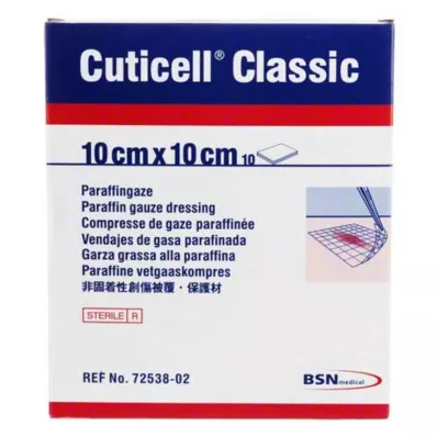 CUTICELL Compresse Classic 10x10 cm, 10 pces