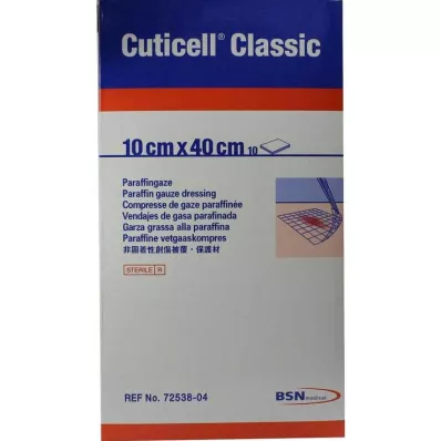 Gaze de plaie Cuticell Classic 10x40 cm, 10 pc