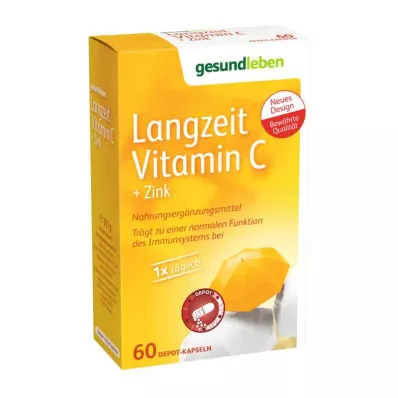 GESUND LEBEN Gélules de vitamine C+zinc longue durée, 60 gélules GESUND LEBEN Gélules de vitamine C+zinc longue durée, 60 gélules