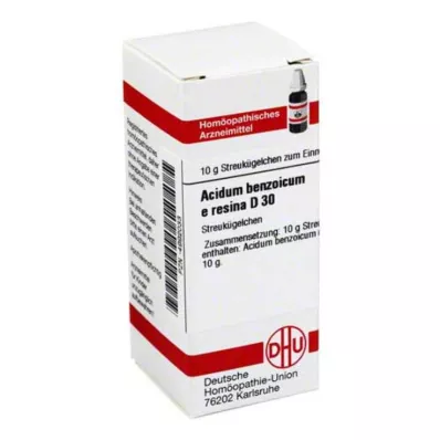 ACIDUM BENZOICUM E Resina D 30 globules, 10 g