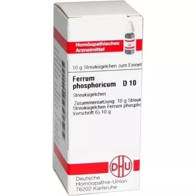 FERRUM PHOSPHORICUM C 10 globules, 10 g