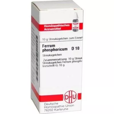 DHU Ferrum phosphoricum C 10 globules, 10 g
