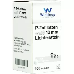 P TABLETTEN blanc 10 mm, 100 pcs