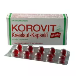 KOROVIT Gélules pour la circulation, 20 gélules