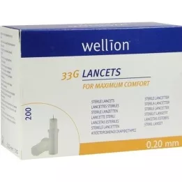 WELLION Lancets 33 G, 200 pièces