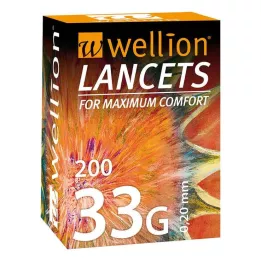WELLION Lancets 33 G, 200 pièces