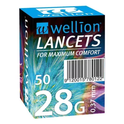 WELLION Lancets 28 G, 50 pièces