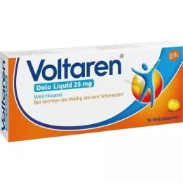 VOLTAREN Dolo Liquid 25 mg capsules molles, 10 pc