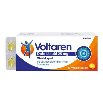 VOLTAREN Dolo Liquid 25 mg capsules molles, 20 pièces
