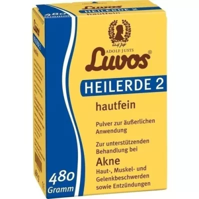 LUVOS Terre médicinale 2 fine comme la peau, 480 g