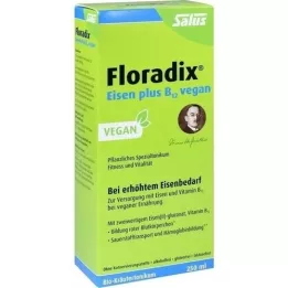 FLORADIX Tonique végétalien au fer plus B12, 250 ml