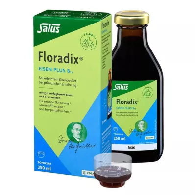 FLORADIX Tonique végétalien au fer plus B12, 250 ml