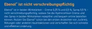 Instructions for use for EBENOL Crème 0,5%, 30 g - 4