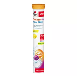 DOPPELHERZ Calcium+D3 Osteo 1.000 comprimés effervescents, 15 pc