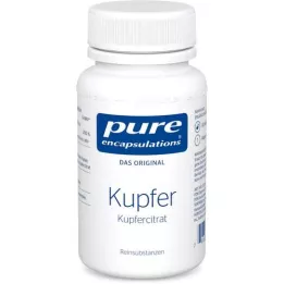 PURE ENCAPSULATIONS Gélules de citrate de cuivre, 60 gélules