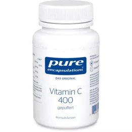 PURE ENCAPSULATIONS Gélules de vitamine C 400 tamponnées, 90 gélules