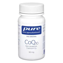 PURE ENCAPSULATIONS Gélules de CoQ10 60 mg, 60 gélules