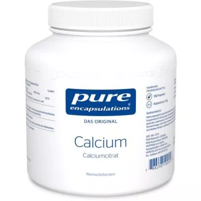 PURE ENCAPSULATIONS Gélules de citrate de calcium, 180 gélules