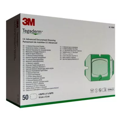 Tegaderm 3M i.v. Plâtre avancé 10x12cm 1688, 50 pc Tegaderm 3M i.v. Plâtre avancé 10x12cm 1688, 50 pc