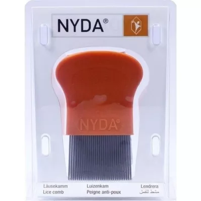 NYDA Peigne à poux et lentes en métal, 1 pc