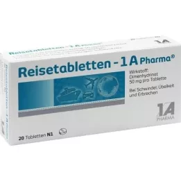 REISETABLETTEN-1A Pharma, 20 pièces