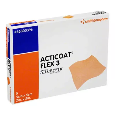 ACTICOAT Pansement Flex 3 5x5 cm, 5 pces ACTICOAT Pansement Flex 3 5x5 cm, 5 pces