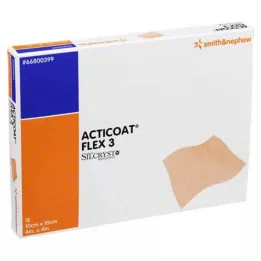 ACTICOAT Pansement Flex 3 10x10 cm, 12 pièces