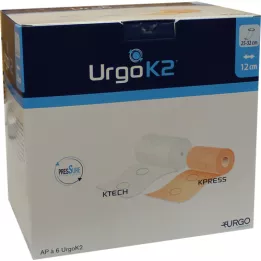 URGOK2 Système de compression 12 cm, circonférence de la cheville 25-32 cm, 6 pces