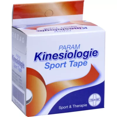 KINESIOLOGIE Sport Tape 5 cmx5 m rouge, 1 pc