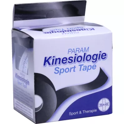 KINESIOLOGIE Sport Tape 5 cmx5 m noir, 1 pc