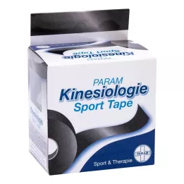 KINESIOLOGIE Sport Tape 5 cmx5 m noir, 1 pc