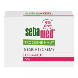 SEBAMED Crème pour le visage à lurée aiguë pour peaux sèches 5%, 50 ml