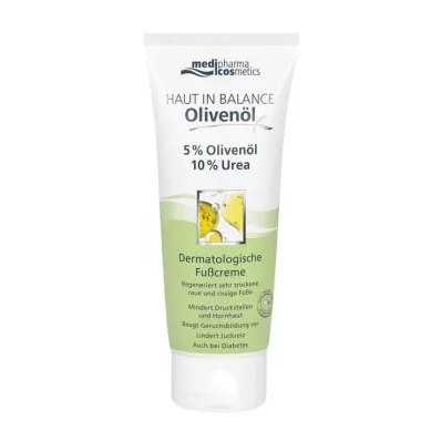 HAUT IN BALANCE Crème pour les pieds à lhuile dolive, 5% olives, 10% urée, 100 ml HAUT IN BALANCE Crème pour les pieds à lhuile dolive, 5% olives, 10% urée, 100 ml