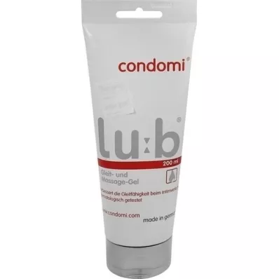 CONDOMI Gel lubrifiant et de massage Lub, 200 ml