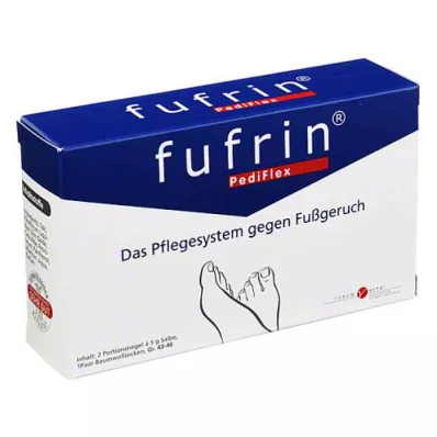 FUFRIN Chaussette + pommade PediFlex taille 43-46, 2X5 g