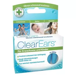 CLEAREARS Bouchons doreille pour lélimination de leau, 10 pces